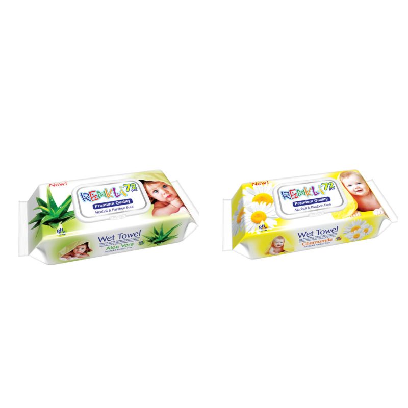 Renkli Baby Wet Wipes